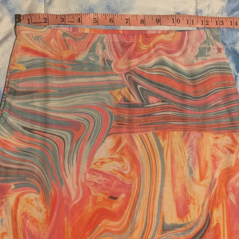 Black Bead Mesh Mini Skirt - Picture 5 of 7